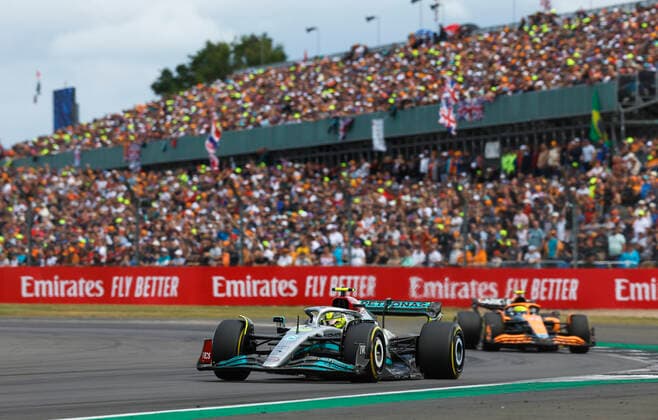 44 Lewis Hamilton GBR, Mercedes AMG Petronas F1 Team , F1 Grand Prix of Great Britain at Silverstone Circuit on July 3, 2022 in Silverstone, United Kingdom Photo by HOCH ZWEI Silverstone United Kingdom