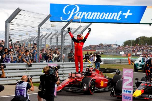 55 Carlos Sainz ESP, Scuderia Ferrari , F1 Grand Prix of Great Britain at Silverstone Circuit on July 3, 2022 in Silverstone, United Kingdom Photo by HOCH ZWEI Silverstone United Kingdom