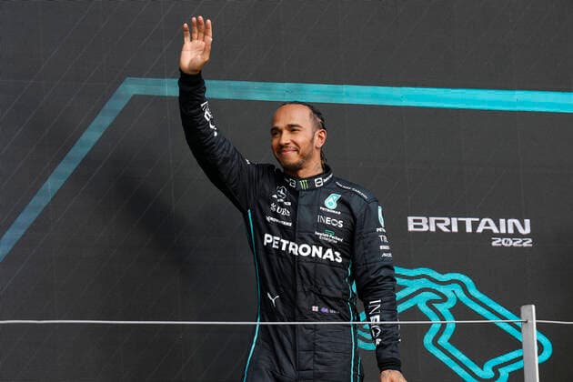 44 Lewis Hamilton GBR, Mercedes AMG Petronas F1 Team , F1 Grand Prix of Great Britain at Silverstone Circuit on July 3, 2022 in Silverstone, United Kingdom Photo by HOCH ZWEI Silverstone United Kingdom