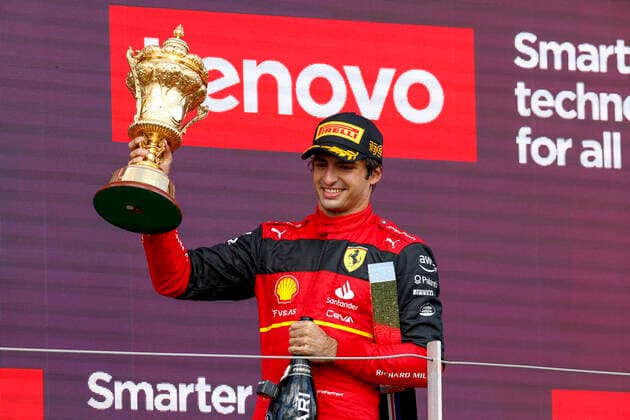 55 Carlos Sainz ESP, Scuderia Ferrari , F1 Grand Prix of Great Britain at Silverstone Circuit on July 3, 2022 in Silverstone, United Kingdom Photo by HOCH ZWEI Silverstone United Kingdom