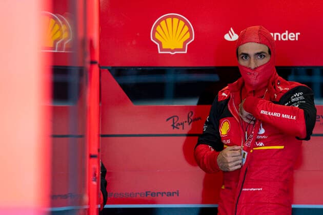 July 3, 2022, Towcester, Great Britain: CARLOS SAINZ Jr of Spain and Scuderia Ferrari before the 2022 FIA Formula 1 British Grand Prix at Silverstone Circuit in Towcester, Great Britain. Towcester Great Britain - ZUMAg147 20220703_zap_g147_069 Copyright: xJamesxGasperottix