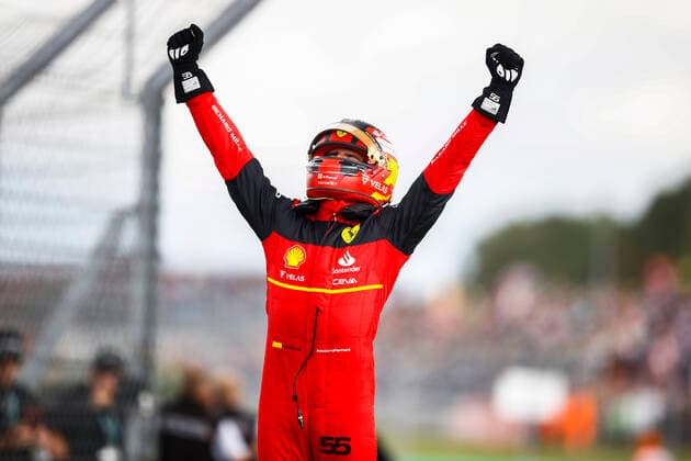 55 Carlos Sainz ESP, Scuderia Ferrari , F1 Grand Prix of Great Britain at Silverstone Circuit on July 3, 2022 in Silverstone, United Kingdom Photo by HOCH ZWEI Silverstone United Kingdom