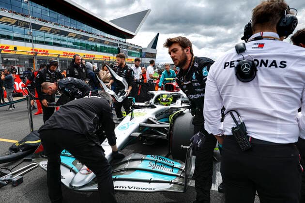 44 Lewis Hamilton GBR, Mercedes AMG Petronas F1 Team , F1 Grand Prix of Great Britain at Silverstone Circuit on July 3, 2022 in Silverstone, United Kingdom Photo by HOCH ZWEI Silverstone United Kingdom