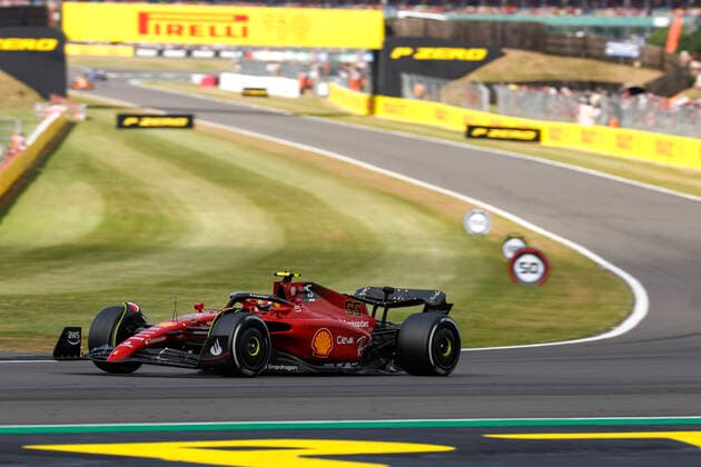 55 Carlos Sainz ESP, Scuderia Ferrari , F1 Grand Prix of Great Britain at Silverstone Circuit on July 3, 2022 in Silverstone, United Kingdom Photo by HOCH ZWEI Silverstone United Kingdom