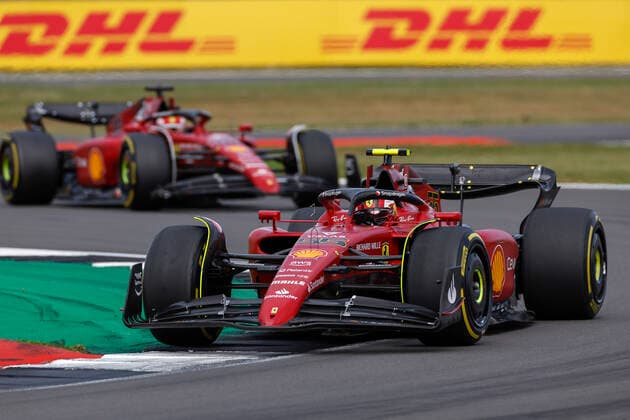 55 Carlos Sainz ESP, Scuderia Ferrari , F1 Grand Prix of Great Britain at Silverstone Circuit on July 3, 2022 in Silverstone, United Kingdom Photo by HOCH ZWEI Silverstone United Kingdom