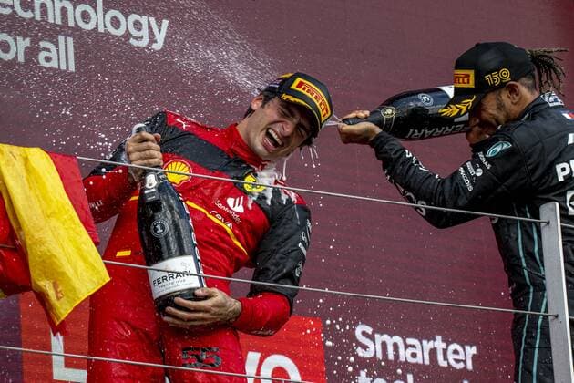 Silverstone - 03-07-2022, Silverstone Circuit, Carlos Sainz Jr at the Formula 1 British Grand Prix Sunday, Formula 1 British Grand Prix Sunday  x17291472x Copyright: