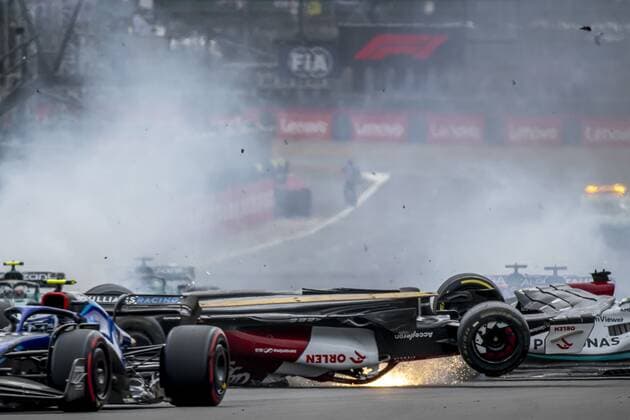 Silverstone - 03-07-2022, Silverstone Circuit, Zhou Guanyu at the Formula 1 British Grand Prix Sunday, Formula 1 British Grand Prix Sunday  x17291511x Copyright: