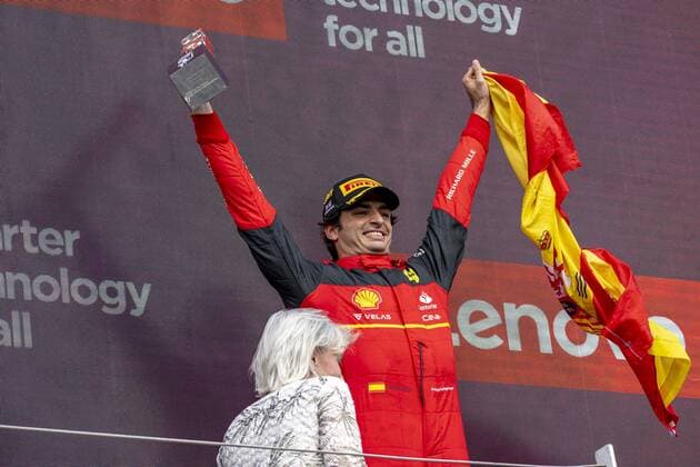 Silverstone - 03-07-2022, Silverstone Circuit, Carlos Sainz Jr at the Formula 1 British Grand Prix Sunday, Formula 1 British Grand Prix Sunday  x17291522x Copyright: