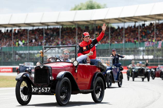 55 Carlos Sainz ESP, Scuderia Ferrari , F1 Grand Prix of Great Britain at Silverstone Circuit on July 3, 2022 in Silverstone, United Kingdom Photo by HOCH ZWEI Silverstone United Kingdom