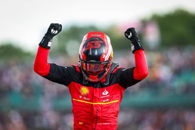 55 Carlos Sainz ESP, Scuderia Ferrari , F1 Grand Prix of Great Britain at Silverstone Circuit on July 3, 2022 in Silverstone, United Kingdom Photo by HOCH ZWEI Silverstone United Kingdom