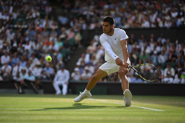 Carlos Alcaraz TENNIS : Wimbledon 2022 : 03 07 2022 AntoineCouvercelle Panoramic 