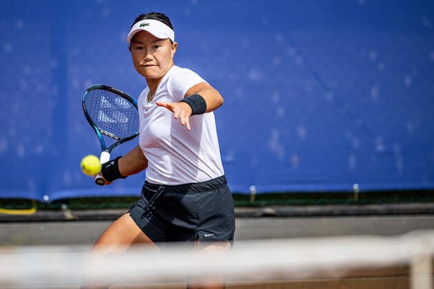220704 Grace Min, USA, during day 1 of the WTA Nordea Open on July 4, 2022 in Bastad,  Copyright: CHRISTOFFERxBORGxMATTISSON BB220704CB029