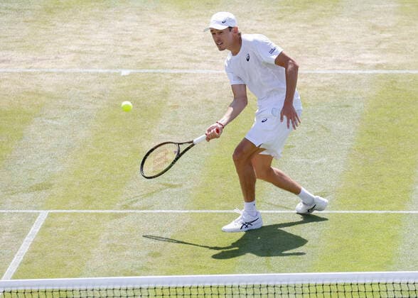 Alex De Minaur AUS Tennis Wimbledon 2022 Grand Slam ITF ATP WTA AELTC London Great Britain 4 July 2022 Copyright: xJuergenxHasenkopfx