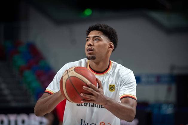 Basketball Bremen 03 07 2022 FIBA Basketball Worldcup European Qualifiers Germany GER Poland POL Kostja Mushidi Germany, No 11