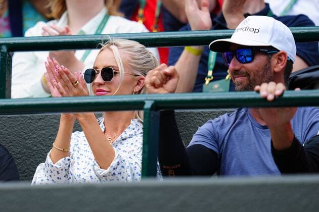 Mandatory Credit: Photo by Javier Garcia Shutterstock (13012862ar) Morgan Riddle watching Taylor Fritz during his fourth round match Wimbledon Tennis Championships, Day 8, The All England Lawn Tennis and Croquet Club, London, UK - 04 Jul 2022 Wimbledon Tennis Championships, Day 8, The All England Lawn Tennis and Croquet Club, London, UK - 04 Jul 2022  Copyright: xJavierxGarcia Shutterstockx 13012862ar