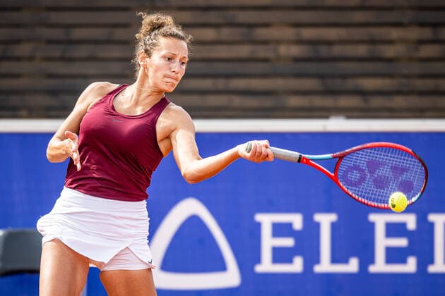 220704 Elixane Lechemia, France, during day 1 of the WTA Nordea Open on July 4, 2022 in Bastad,  Copyright: CHRISTOFFERxBORGxMATTISSON BB220704CB070