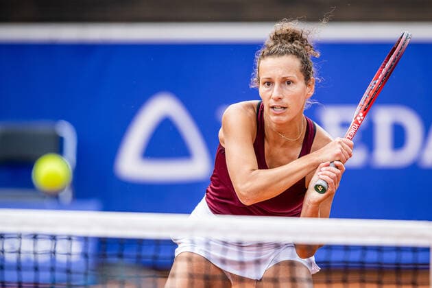 220704 Elixane Lechemia, France, during day 1 of the WTA Nordea Open on July 4, 2022 in Bastad,  Copyright: CHRISTOFFERxBORGxMATTISSON BB220704CB072