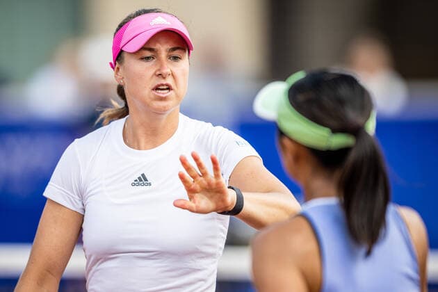 220704 Rebecca Peterson, Sweden, during day 1 of the WTA Nordea Open on July 4, 2022 in Bastad,  Copyright: CHRISTOFFERxBORGxMATTISSON BB220704CB127