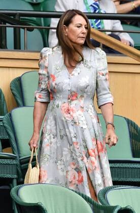 Mandatory Credit: Photo by James Veysey Shutterstock (13012868y) Carole Midleton in the Royal Box on Centre Court Wimbledon Tennis Championships, Day 9, The All England Lawn Tennis and Croquet Club, London, UK - 05 Jul 2022 Wimbledon Tennis Championships, Day 9, The All England Lawn Tennis and Croquet Club, London, UK - 05 Jul 2022  Copyright: xJamesxVeysey Shutterstockx 13012868y