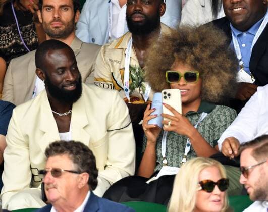 Mandatory Credit: Photo by James Veysey Shutterstock (13012868am) Fleur East watching the action on Centre Court Wimbledon Tennis Championships, Day 9, The All England Lawn Tennis and Croquet Club, London, UK - 05 Jul 2022 Wimbledon Tennis Championships, Day 9, The All England Lawn Tennis and Croquet Club, London, UK - 05 Jul 2022  Copyright: xJamesxVeysey Shutterstockx 13012868am