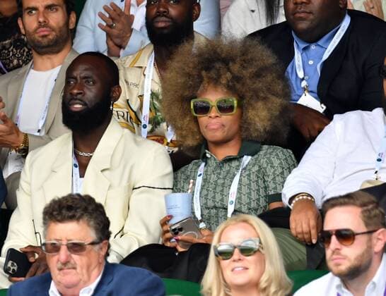 Mandatory Credit: Photo by James Veysey Shutterstock (13012868an) Fleur East watching the action on Centre Court Wimbledon Tennis Championships, Day 9, The All England Lawn Tennis and Croquet Club, London, UK - 05 Jul 2022 Wimbledon Tennis Championships, Day 9, The All England Lawn Tennis and Croquet Club, London, UK - 05 Jul 2022  Copyright: xJamesxVeysey Shutterstockx 13012868an