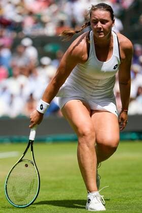 Mandatory Credit: Photo by Dave Shopland Shutterstock (13012866t) Jule Niemeier during her quarter final match Wimbledon Tennis Championships, Day 9, The All England Lawn Tennis and Croquet Club, London, UK - 05 Jul 2022 Wimbledon Tennis Championships, Day 9, The All England Lawn Tennis and Croquet Club, London, UK - 05 Jul 2022  Copyright: xDavexShopland Shutterstockx 13012866t
