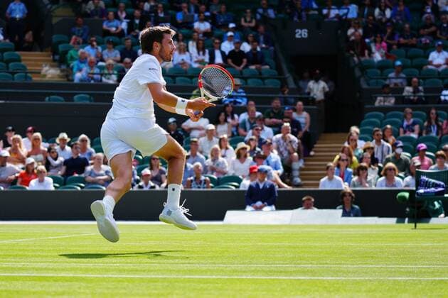 Mandatory Credit: Photo by Javier Garcia Shutterstock (13012869ce) Cameron Norrie during his quarter-final match Wimbledon Tennis Championships, Day 9, The All England Lawn Tennis and Croquet Club, London, UK - 05 Jul 2022 Wimbledon Tennis Championships, Day 9, The All England Lawn Tennis and Croquet Club, London, UK - 05 Jul 2022  Copyright: xJavierxGarcia Shutterstockx 13012869ce