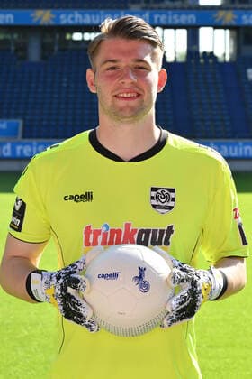 Vincent Müller MSV Duisburg 3 league, portrait date 2022 2023 Duisburg Schauinsland Reisen Arena North Rhine Westphalia Germany Team2