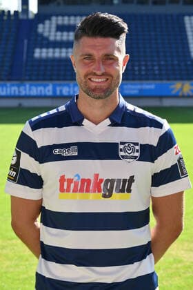 Moritz Stoppelkamp MSV Duisburg 3 league, portrait date 2022 2023 Duisburg Schauinsland Reisen Arena North Rhine Westphalia Germany Team2