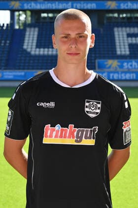 Max Braune MSV Duisburg 3 league, portrait date 2022 2023 Duisburg Schauinsland Reisen Arena North Rhine Westphalia Germany Team2