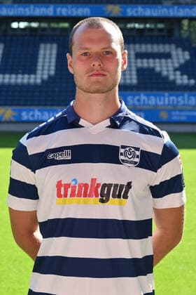Vincent Gembalies MSV Duisburg 3 league, portrait date 2022 2023 Duisburg Schauinsland Reisen Arena North Rhine Westphalia Germany Team2