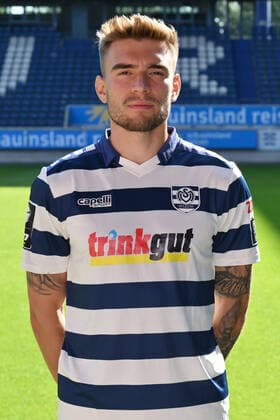 Joshua Bitter MSV Duisburg 3 league, portrait date 2022 2023 Duisburg Schauinsland Reisen Arena North Rhine Westphalia Germany Team2