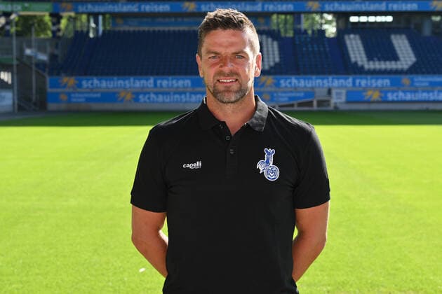 Torsten Ziegner head coach MSV Duisburg 3 league, portrait date 2022 2023 Duisburg Schauinsland Reisen Arena North Rhine Westphalia Germany Team2