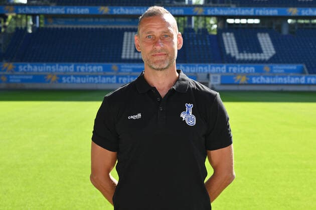 Michael Hiemisch co coach MSV Duisburg 3 league, portrait date 2022 2023 Duisburg Schauinsland Reisen Arena North Rhine Westphalia Germany Team2