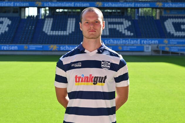Vincent Gembalies MSV Duisburg 3 league, portrait date 2022 2023 Duisburg Schauinsland Reisen Arena North Rhine Westphalia Germany Team2