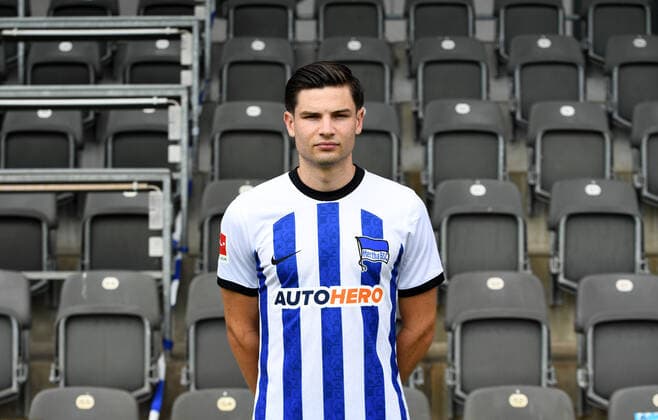 Jurgen Ekkelenkamp Hertha BSC Hertha BSC 1 Bundesliga, Porträttermin 2022 2023, 05 07 2022, Copyright: xSebastianxRäppoldx xMatthiasxKox