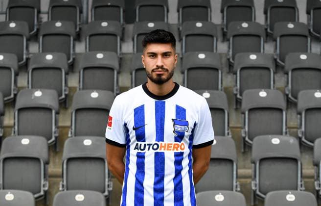 Suat Serdar Hertha BSC Hertha BSC 1 Bundesliga, Porträttermin 2022 2023, 05 07 2022, Copyright: xSebastianxRäppoldx xMatthiasxKox
