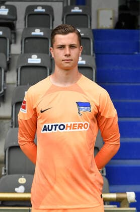 Goalkeeper Tjark Ernst Hertha BSC Hertha BSC 1 Bundesliga, Porträttermin 2022 2023, 05 07 2022, Copyright: xSebastianxRäppoldx xMatthiasxKox