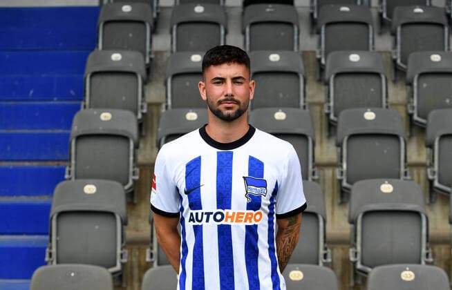 Marco Richter Hertha BSC Hertha BSC 1 Bundesliga, Porträttermin 2022 2023, 05 07 2022, Copyright: xSebastianxRäppoldx xMatthiasxKox