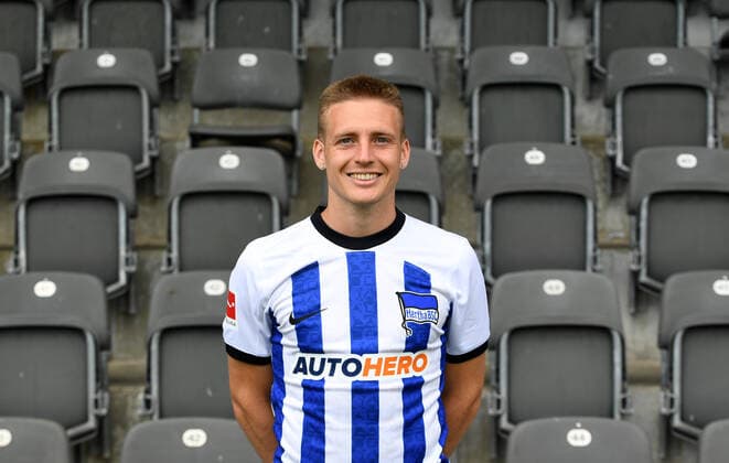 Santiago Ascacibar Hertha BSC Hertha BSC 1 Bundesliga, Porträttermin 2022 2023, 05 07 2022, Copyright: xSebastianxRäppoldx xMatthiasxKox