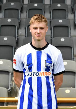 Julian Eitschberger Hertha BSC Hertha BSC 1 Bundesliga, Porträttermin 2022 2023, 05 07 2022, Copyright: xSebastianxRäppoldx xMatthiasxKox