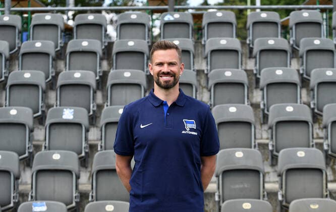 Athletics coach Markus Hödl Hertha BSC Hertha BSC 1 Bundesliga, Porträttermin 2022 2023, 05 07 2022, Copyright: xSebastianxRäppoldx xMatthiasxKox