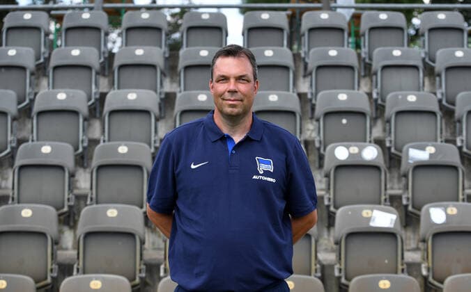Goalkeeper coach Andreas Menger Hertha BSC Hertha BSC 1 Bundesliga, Porträttermin 2022 2023, 05 07 2022, Copyright: xSebastianxRäppoldx xMatthiasxKox