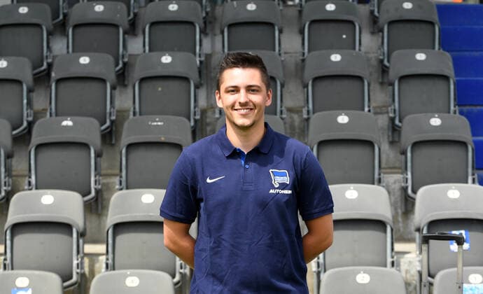 Team manager Maximilian Fürst Hertha BSC Hertha BSC 1 Bundesliga, Porträttermin 2022 2023, 05 07 2022, Copyright: xSebastianxRäppoldx xMatthiasxKox