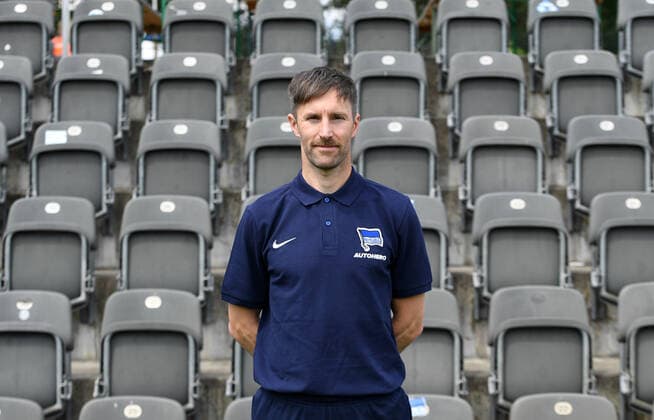 Athletic trainer Hendrik Vieth Hertha BSC Hertha BSC 1 Bundesliga, Porträttermin 2022 2023, 05 07 2022, Copyright: xSebastianxRäppoldx xMatthiasxKox