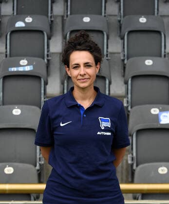 Physiotherapist Anne Kaube Hertha BSC Hertha BSC 1 Bundesliga, Porträttermin 2022 2023, 05 07 2022, Copyright: xSebastianxRäppoldx xMatthiasxKox