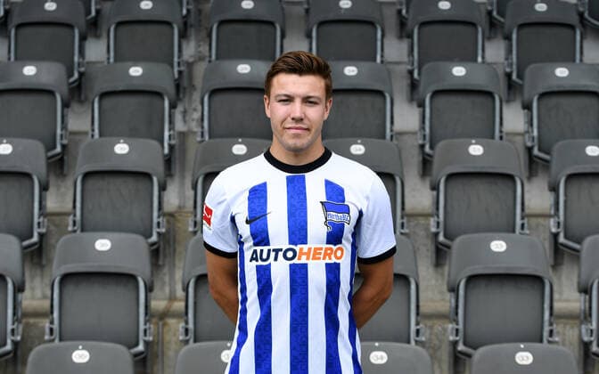 Fredrik Andre Björkan Hertha BSC Hertha BSC 1 Bundesliga, Porträttermin 2022 2023, 05 07 2022, Copyright: xSebastianxRäppoldx xMatthiasxKox