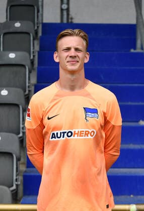 Goalkeeper Oliver Christensen Hertha BSC Hertha BSC 1 Bundesliga, Porträttermin 2022 2023, 05 07 2022, Copyright: xSebastianxRäppoldx xMatthiasxKox