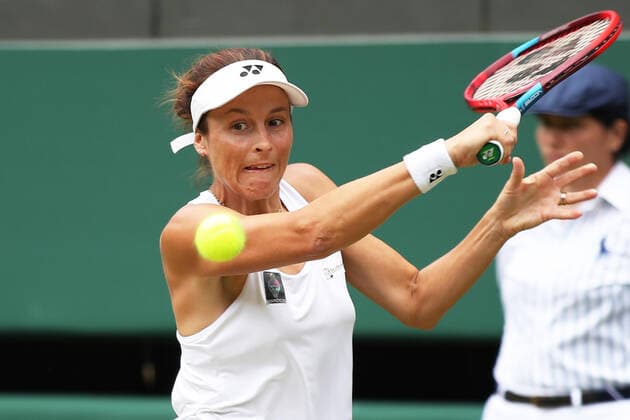 TENNIS - Wimbledon 2022 LONDON,ENGLAND,05.JUL.22 - TENNIS - WTA, Tennis Damen Tour, Wimbledon, Grand Slam. Image shows Tatjana Maria (GER).  GEPAxpictures xAlanxGrieves