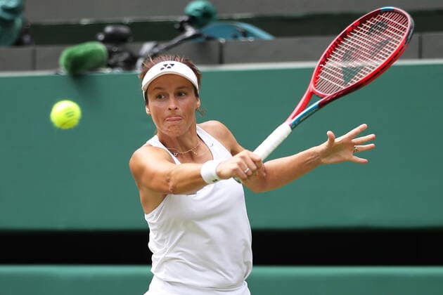 TENNIS - Wimbledon 2022 LONDON,ENGLAND,05.JUL.22 - TENNIS - WTA, Tennis Damen Tour, Wimbledon, Grand Slam. Image shows Tatjana Maria (GER).  GEPAxpictures xAlanxGrieves